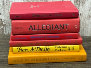 6 Hardback books