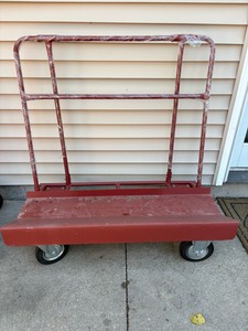 Cart for sheetrock, plywood, folding chairs, folding tables etc