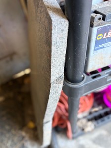 Slab of granite