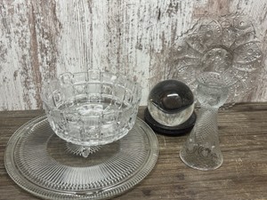 5 Pc Glass Items