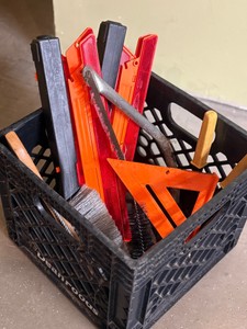 Milk Crate of misc