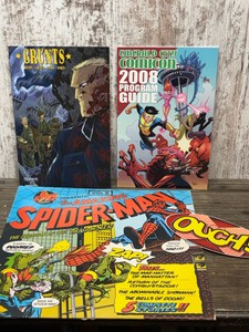 Comic, record & sticker