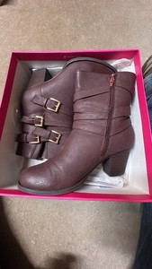 Just Fab Boots size 11 Burgundy