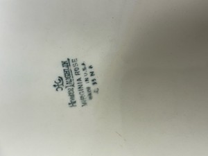 Homer Laughlin Serving Dish and Ceramic Ladle