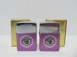 2 Vintage 1960s-70s ARCTIC CAT Snowmobiles Advertising Cigarette Lighters wOriginal Boxes