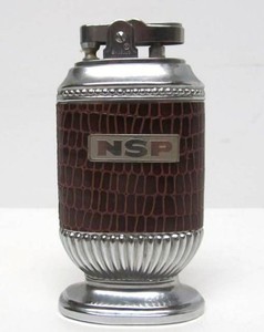Vintage 1950s NSP Advertising Table Lighter