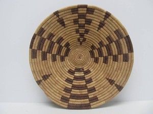 Old Vintage 1920s-30s era Handmade Southwestern Native American Woven Basket #2