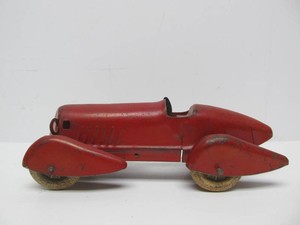 Vintage 1930s Pressed Steel Wyandotte Streamlined Boat Tail Racer&nbsp
