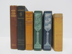Lot of 6 Vintage 1920s-30s Book Banks