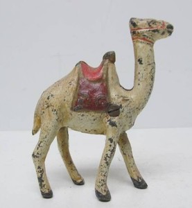 Antique Cast Iron Camel Coin Bank