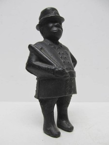 Antique Cast Iron Policeman Coin Bank