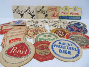 Lot of Vintage Advertising Beer Coasters