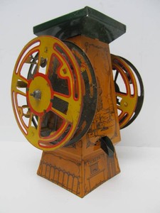 Great&nbspLooking Antique 1910s era Tin Litho Double Ferris Wheel Sand Toy