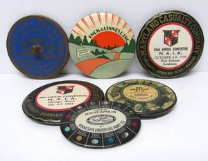 Great Lot of Old Vintage Early 1900's Advertising Pocket Mirrors etc
