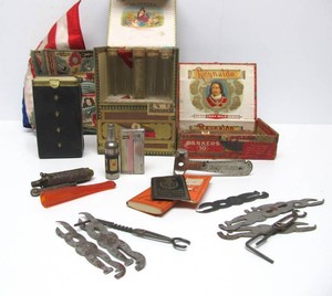 Nice Lot of Antique Cigar Related Items