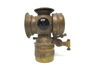 Antique circa 1900 Badger Brass SOLAR Minors Lamp
