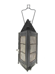 Antique 19th Century 3-Sided SUMMA Collapsible Lantern