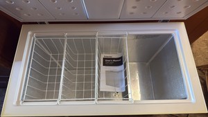 Criterion White Chest Freezer with Storage Basket