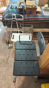 Walker, Bath Transfer Bench & Shower Seat