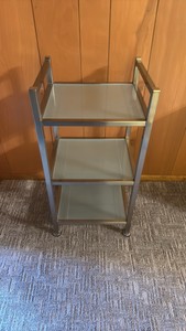 Three-Tier Freestanding Metal Shelving Unit