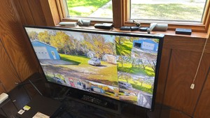 Sony Flat-Screen TV with Stand & Remote