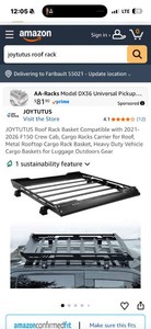 Joytutus Upgraded Roof Rack Basket