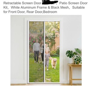 Retractable Screen Door- 32x80