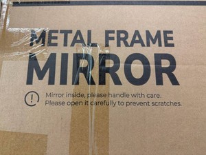 Metal Frame Mirror- 24x32 Gold