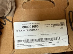 40lbs Bulk Package Chicken Drumbsticks