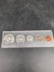 1963 United States 5-Coin Set In Plastic Holder