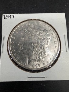 1897 Morgan One Dollar Coin