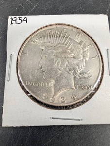 1934 Peace Silver Dollar
