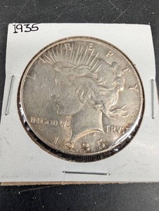1935 Peace Silver Dollar
