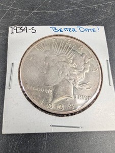 1934-S Peace Dollar