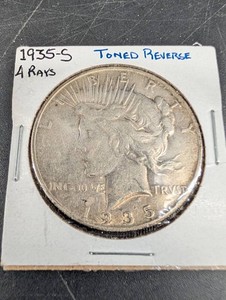 1935-S Peace Dollar - Toned Reverse