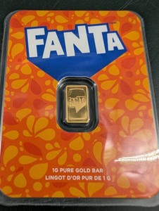 Fanta 1 Gram 999.9 Fine Gold Bar