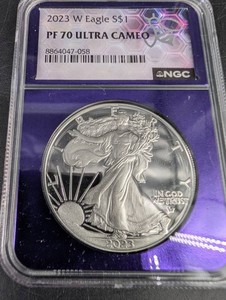 2023-W American Silver Eagle $1 NGC PF 70 Ultra Cameo