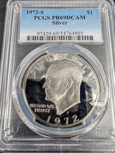 1972-S PCGS PR69DCAM Silver Kennedy Half Dollar