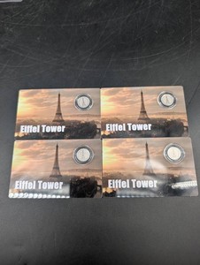 Liberia 2026 Eiffel Tower Palladium Coins (Lot of 4)