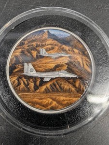 1.5 oz .999 AG Military Aircraft Silver Coin
