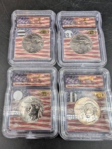 Lot of 4 1776-2026 Semiquincentennial 50C Coins