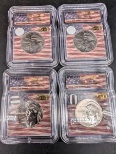 Lot of 4 ICG Gem BU 1776-2026 Semiquincentennial 50C Coins
