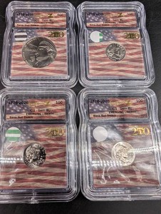 1776-2026 ICG Gem BU Semiquincentennial Coins Lot of 4