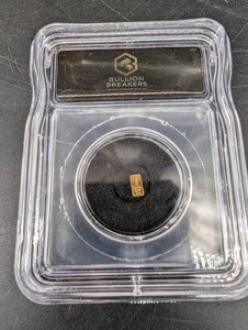 Bullion Breakers 1 Grain .999 Gold Bar