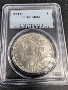 1884-O Morgan Dollar PCGS MS62
