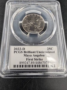 2022-D PCGS Maya Angelou Quarter First Strike