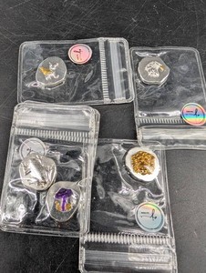 5 Gram .999FS Art Pieces (Lot of 5)
