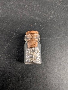 Silver Shot in Glass Jar