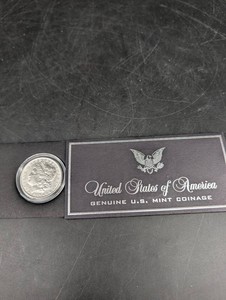 1889 United States Morgan Dollar In Display Case