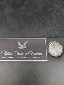 1882-O United States Morgan Dollar with Holder